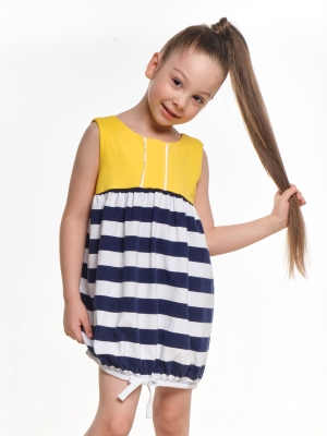 Платье для девочек Mini Maxi, модель 1583, цвет мультиколор/желтый