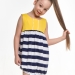 Платье для девочек Mini Maxi, модель 1583, цвет мультиколор/желтый 