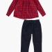 Комплект одежды для девочек Mini Maxi, модель 3747/3748, цвет синий/красный 