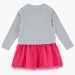 Платье для девочек Mini Maxi, модель 6860, цвет серый/малиновый 