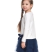 Платье для девочек Mini Maxi, модель 3895, цвет белый/синий 