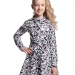 Платье для девочек Mini Maxi, модель 6206, цвет синий/мультиколор 