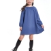 Платье для девочек Mini Maxi, модель 6952, цвет серый/синий 