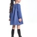 Платье для девочек Mini Maxi, модель 6952, цвет серый/синий 