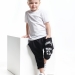 Бриджи-султанки для мальчиков Mini Maxi, модель 0655, цвет черный 