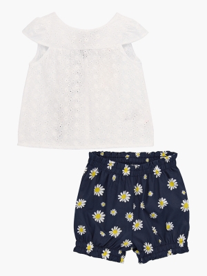 Комплект одежды для девочек Mini Maxi, модель 6471/6472, цвет белый