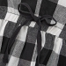 Платье для девочек Mini Maxi, модель 7464, цвет черный/белый/клетка 