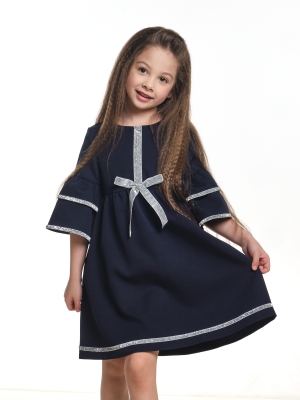 Платье для девочек Mini Maxi, модель 7017, цвет темно-синий