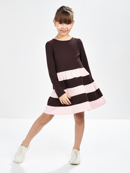 Платье для девочек Mini Maxi, модель 0880, цвет розовый 