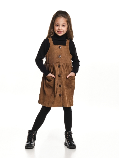 Платье для девочек Mini Maxi, модель 7314, цвет коричневый 