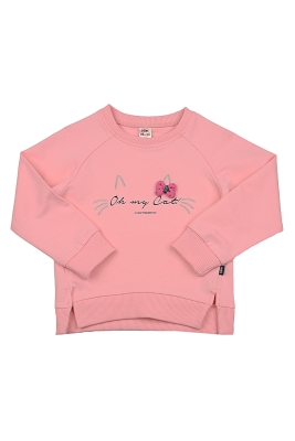 Свитшот для девочек Mini Maxi, модель 3977, цвет розовый