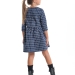 Платье для девочек Mini Maxi, модель 6832, цвет синий/клетка 