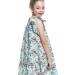 Платье для девочек Mini Maxi, модель 7153, цвет бирюзовый/мультиколор 