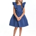 Платье для девочек Mini Maxi, модель 7825, цвет серый/синий 