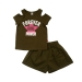 Комплект одежды для девочек Mini Maxi, модель 4581/4582, цвет хаки 