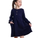 Платье для девочек Mini Maxi, модель 7438, цвет темно-синий 