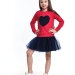 Комплект одежды для девочек Mini Maxi, модель 3964/3965, цвет красный/синий 