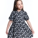 Платье для девочек Mini Maxi, модель 4624, цвет черный/мультиколор 