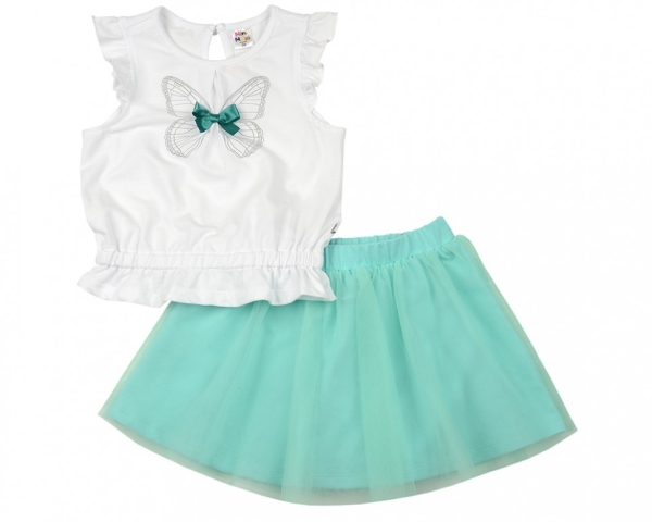 Комплект одежды для девочек Mini Maxi, модель 3138/3139, цвет бирюзовый 
