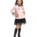 Платье для девочек Mini Maxi, модель 7312, цвет розовый/черный 