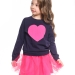 Комплект одежды для девочек Mini Maxi, модель 3964/3965, цвет синий/малиновый 