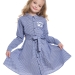 Платье для девочек Mini Maxi, модель 3736, цвет синий/мультиколор/мультиколор 