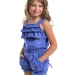 Комбинезон для девочек Mini Maxi, модель 3151, цвет голубой 