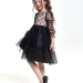 Платье для девочек Mini Maxi, модель 6966, цвет черный/розовый 