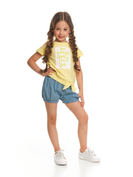 Комплект одежды для девочек Mini Maxi, модель 2931/2936, цвет желтый 