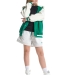 Бомбер для девочек Mini Maxi, модель 337647, цвет зеленый 