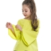 Блузка для девочек Mini Maxi, модель 4531, цвет неон/желтый 