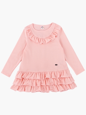 Платье для девочек Mini Maxi, модель 6783, цвет кремовый/розовый
