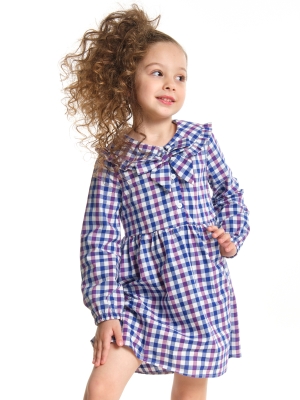 Платье для девочек Mini Maxi, модель 6140, цвет мультиколор/лиловый