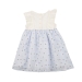Платье для девочек Mini Maxi, модель 6303, цвет белый/голубой 
