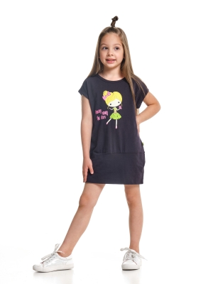 Платье для девочек Mini Maxi, модель 2835, цвет графит