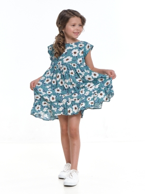 Платье для девочек Mini Maxi, модель 7810, цвет бирюзовый