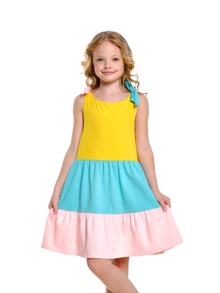 Платье для девочек Mini Maxi, модель 7577, цвет мультиколор 