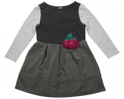 Платье для девочек Mini Maxi, модель 3770, цвет черный/графит
