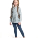 Комплект одежды для девочек Mini Maxi, модель 2048/7508, цвет голубой 
