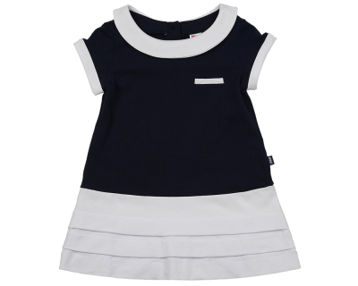 Платье для девочек Mini Maxi, модель 1611, цвет синий/белый