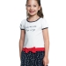 Платье для девочек Mini Maxi, модель 1330, цвет белый/мультиколор 