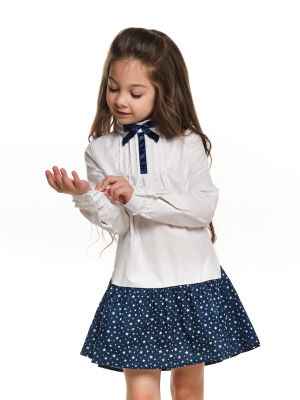 Платье для девочек Mini Maxi, модель 6545, цвет белый/мультиколор