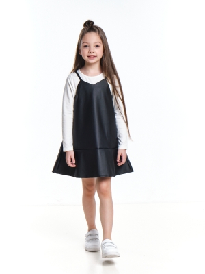 Платье-сарафан для девочек Mini Maxi, модель 7395, цвет черный