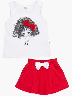 Комплект одежды для девочек Mini Maxi, модель 1902/1903, цвет красный