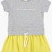 Платье для девочек Mini Maxi, модель 6392, цвет серый/неон 