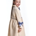 Платье для девочек Mini Maxi, модель 7400, цвет бежевый/синий 