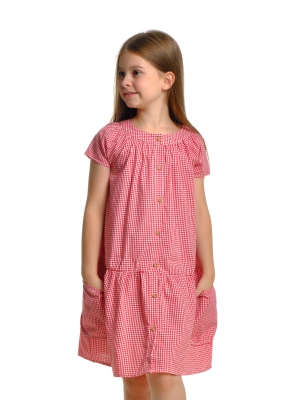 Платье для девочек Mini Maxi, модель 4705, цвет красный/мультиколор
