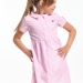 Платье для девочек Mini Maxi, модель 2684, цвет клетка/розовый 