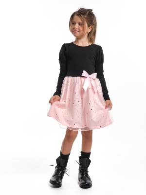 Платье для девочек Mini Maxi, модель 4418, цвет черный/розовый