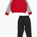 Спортивный костюм для девочек Mini Maxi, модель 7296, цвет красный/серый 